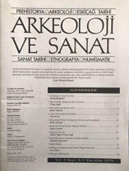Arkeoloji ve Sanat Dergisi Sayı 6-7 - Arkeoloji ve Sanat Dergisi