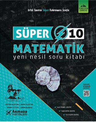 Armada Yayınları Armada Süper 10.Sınıf Matematik Yeni Nesil Soru Kitabı - 1