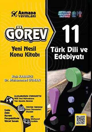 Armada Yayınları Görev 11 Türk Dili ve Edebiyatı Yeni Nesil Konu Kitabı