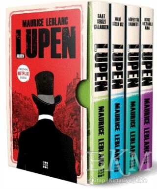 Arsen Lüpen-Kutulu Siyah Set 4 Kitap Takım
