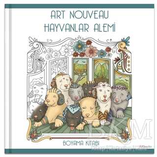 Fabooks Art Nouveau - Hayvanlar Alemi Boyama Kitabı