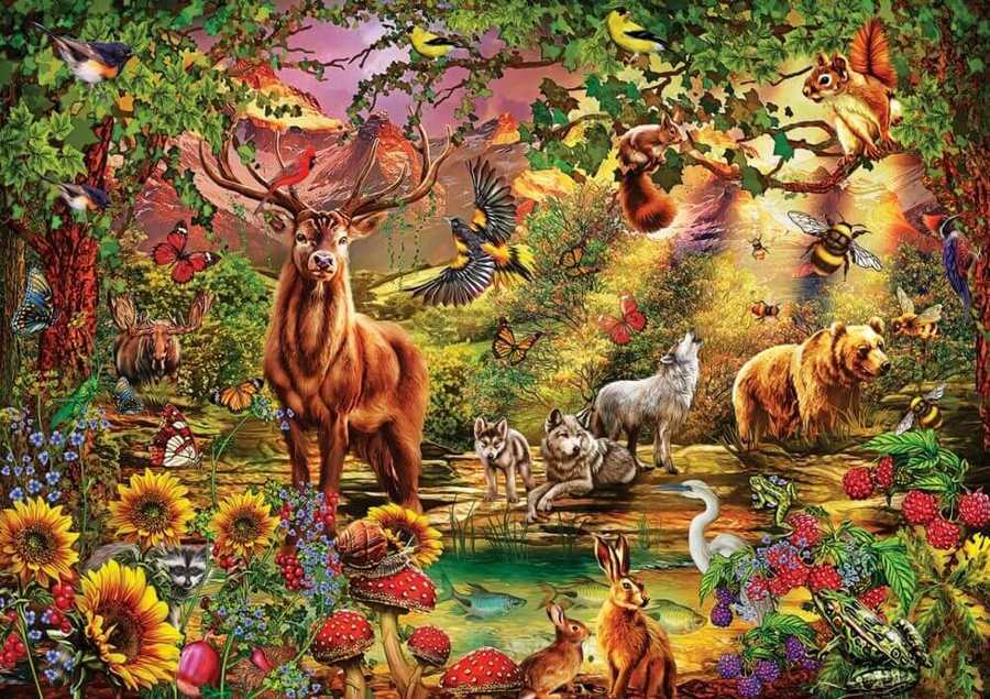Art Puzzle 1000 Parça Büyülü Orman