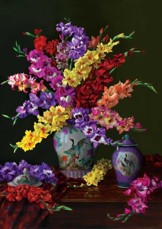 Art Puzzle 1000 Parça Çiçek Ve Renkler