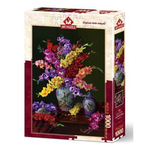 Art Puzzle 1000 Parça Çiçek Ve Renkler