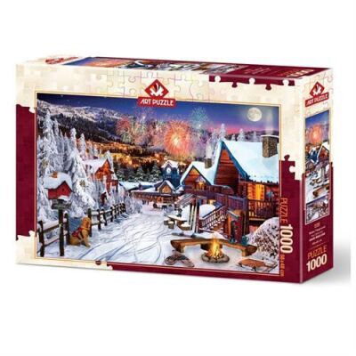 Art Puzzle 1000 Parça Kış Eğlencesi - 1