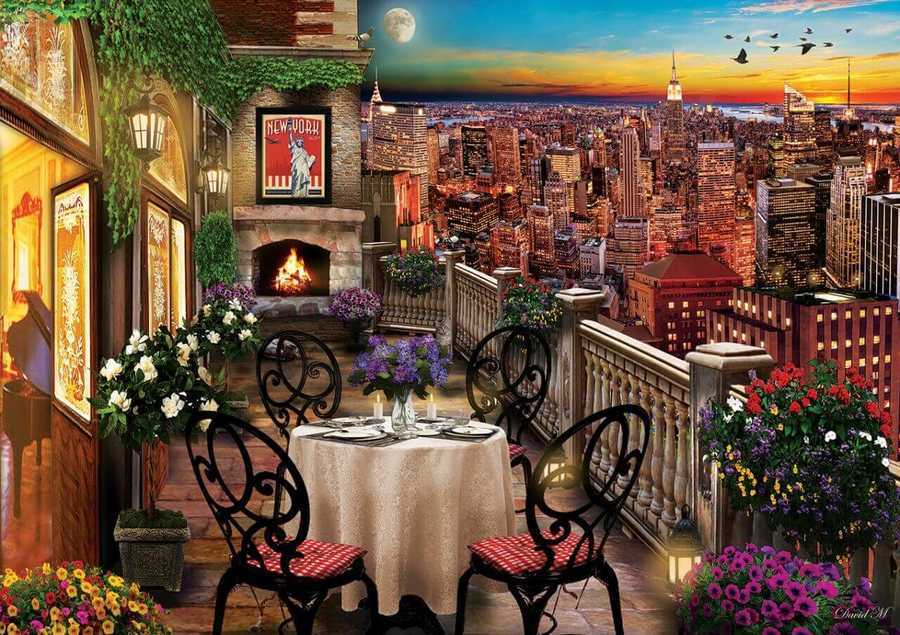 Art Puzzle 1000 Parça New Yorkta Akşam Yemeği