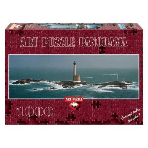 Art Puzzle 1000 Parça Panorama Les Roches Lighthouse