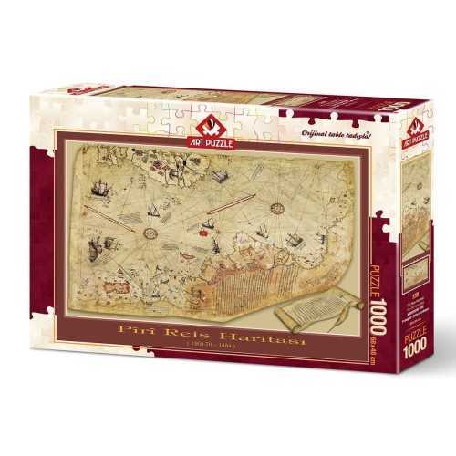 Art Puzzle 1000 Parça Piri Reis Haritası