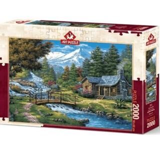 Art Puzzle 2000 Parça İki Küçük Şelale - 1