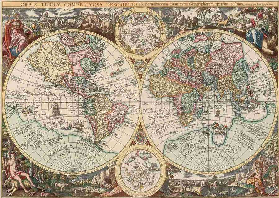 Art Puzzle 260 Parça Dünya Haritası