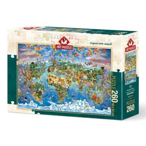 Art Puzzle 260 Parça Dünyadan Renkler
