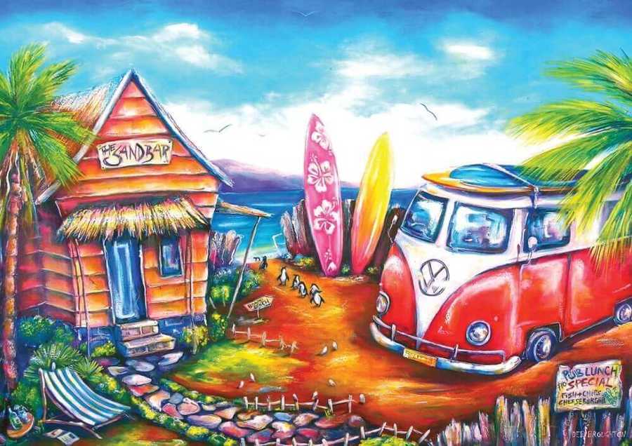 Art Puzzle 260 Parça Sörf Kampı