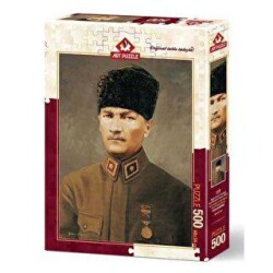Art Puzzle 500 Parça Başkomutan Mareşal Gazi Mustafa Kemal - Art Puzzle