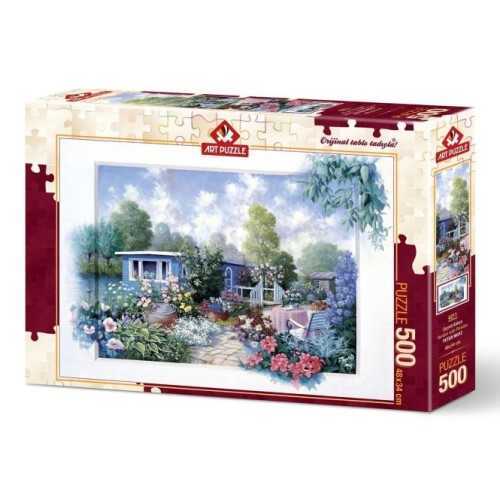 Art Puzzle 500 Parça Çiçekli Bahçe