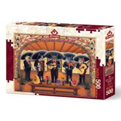 Art Puzzle 500 Parça Flamenko Miyav Ekibi - Art Puzzle