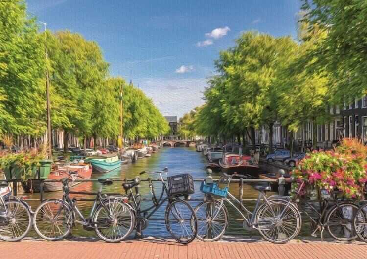 Art Puzzle Amsterdam Kanalı 2000 Parça