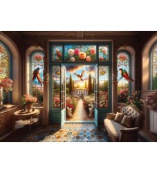 Art Puzzle Bahara Açılan Kapı 500 Parça Puzzle - 2