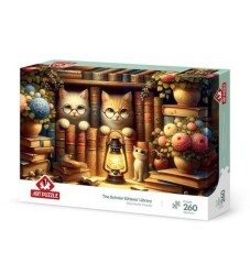 Art Puzzle Bilge Kediler Kitaplığı 260 Parça Puzzle - Art Puzzle