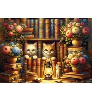 Art Puzzle Bilge Kediler Kitaplığı 260 Parça Puzzle - 2
