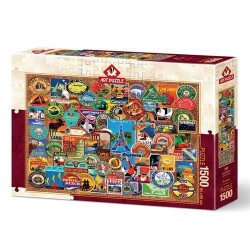 Art Puzzle Dünya Gezgini 1500 Parça Puzzle - Art Puzzle