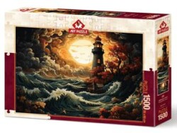 Art Puzzle Fırtınada Deniz Feneri 1500 Parça Puzzle - Art Puzzle