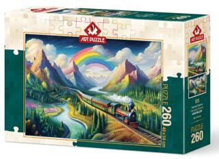 Art Puzzle Gökkuşağı Ekspresi 260 Parça Puzzle - 1