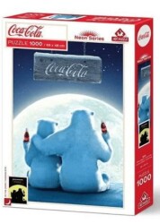 Art Puzzle Kutup Ayıları, Coca Cola 1000 Parça Neon - Art Puzzle