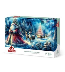 Art Puzzle Kuzey Işıkları Ve Noel Baba 260 Parça Puzzle - Art Puzzle