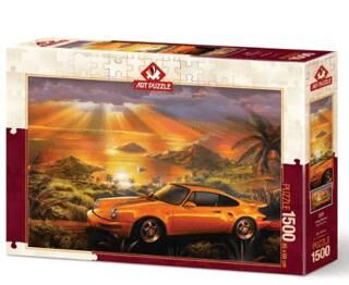 Art Puzzle Sarı Porsche 1500 Parça Puzzle - 1