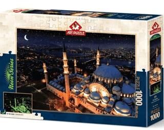 Art Puzzle Sultan Ahmed Camii 1000 Parça Neon Puzzle - 1