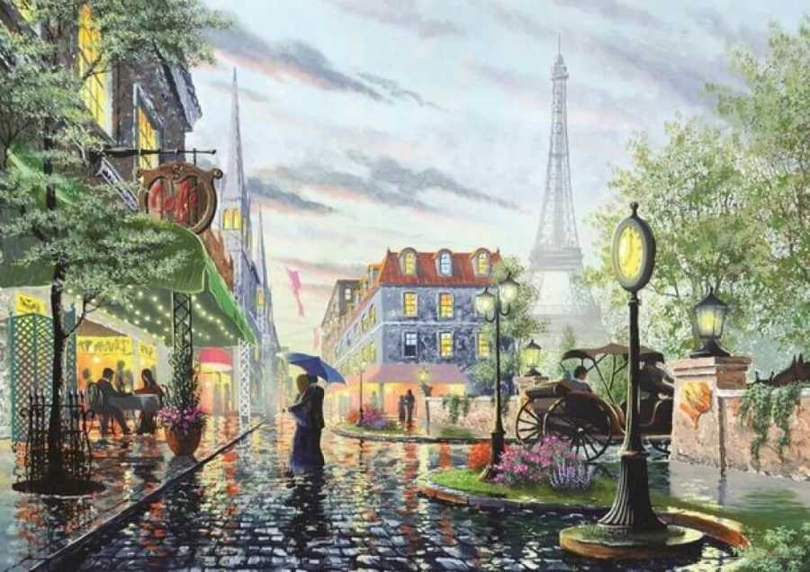 Art Puzzle - 2000 Parça -Yaz Yağmuru Paris
