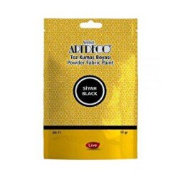 Artdeco 13Gr Toz Kumaş Boyası Siyah 010T-1118 - Artdeco