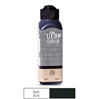 Artdeco Akrilik Boya 140Ml Siyah 3618 - 1