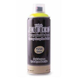 Artdeco Akrilik Sprey Boya 400Ml Neon Sarı 910 - Artdeco