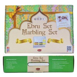 Artdeco Ebru Başlangıç Seti A4 tekneli 8x30ml - Artdeco
