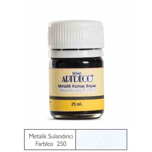 Artdeco Metalik Kumaş Boyası 25Ml İnceltici Farblos 250
