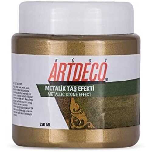 Artdeco Metalik Taş Efekti 220Ml Antik Altın 2023