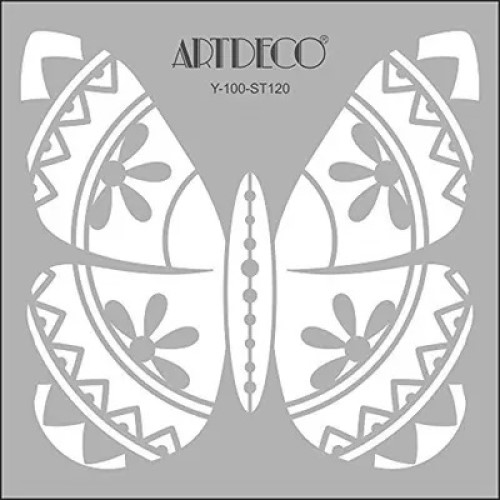 Artdeco Stencil 30X30Cm Kelebek 120