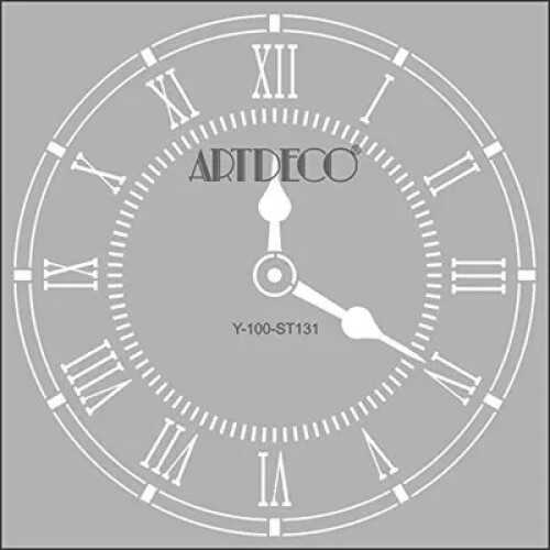 Artdeco Stencil 30X30Cm Saat 131