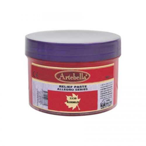 Artebella Allegro Rölyef Pasta Kırmızı 160 Cc
