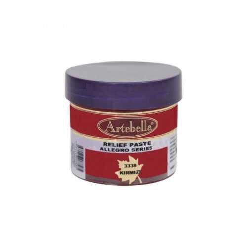 Artebella Allegro Rölyef Pasta Kırmızı 50 Cc