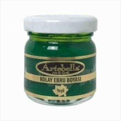 Artebella Kolay Ebru Boyası 40Cc Yeşil - Artebella