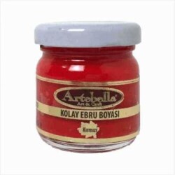Artebella Kolay Ebru Boyası Kırmızı 40 Cc 3610 - Artebella