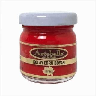 Artebella Kolay Ebru Boyası Kırmızı 40 Cc 3610 - 1