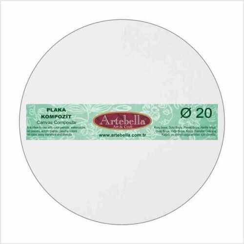 Artebella Kompozit Plaka Yuvarlak 20 Cm Kpytc020