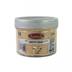 Artebella Rölyef Pasta Dream Serisi Sarı Kırçıllı - Artebella