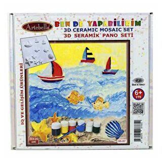 Artebella Seramik Pano Boyama 20X20 Cm 3D-07 - 1