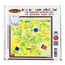 Artebella Seramik Pano Boyama 20X20 Cm 3D-08 - Artebella