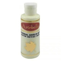 Artebella Universal Akrilik Boya 130Cc Antik Beyaz - Artebella