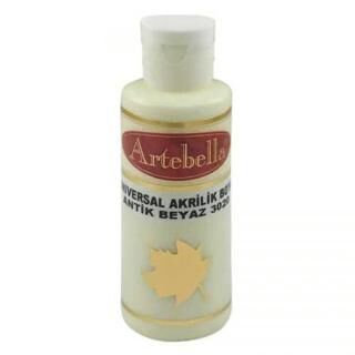 Artebella Universal Akrilik Boya 130Cc Antik Beyaz - 1